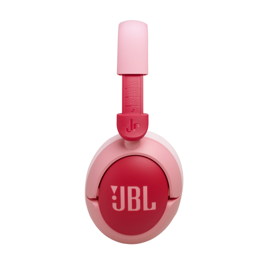 JBL Junior 470NC - Pink - Wireless over-ear noise cancelling kids headphones - Left